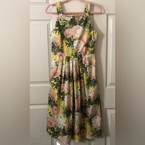 ASOS sleeveless floral print mini dress size 8